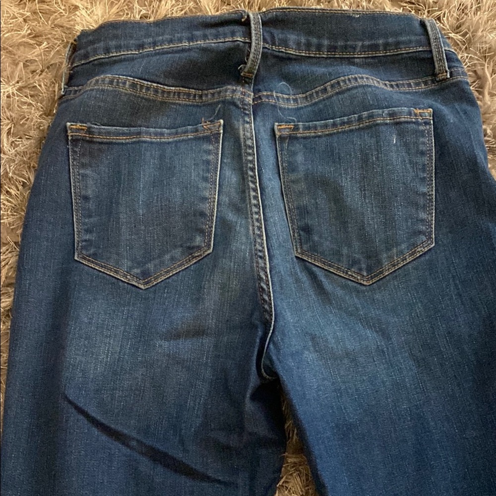 Old Navy Blue Flare Wide Leg Jeans - Picture 3 of 6